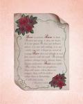 Corinthians 13:4-8 Love is Patient - Rose Border Pink