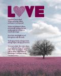 Corinthians 13:4-8 Love is Patient - Pink Field