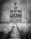 Romans 15:13 Abound in Hope (Black & White)