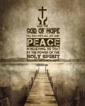 Romans 15:13 Abound in Hope (Sepia)
