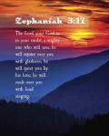 Zephaniah 3:17 The Lord Your God (Sunset)