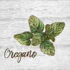 Oregano on Wood