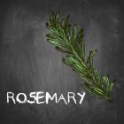 Rosemary on Chalkboard