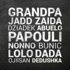Grandpa Various Languages - Chalkboard