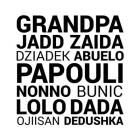 Grandpa Various Languages