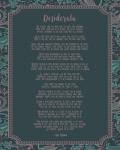 Desiderata Floral Frame Turquoise