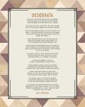 Desiderata Triangle Pattern Frame Beige