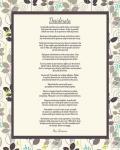 Desiderata Leaf Pattern Frame Light