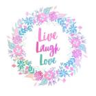 Live, Laugh, Love-Pastel
