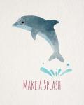 Make a Splash Dolphin White