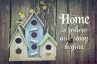 Home is Where Our Story Begins Bird Houses