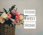 Home Sweet Home Flower Basket Color