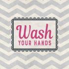 Wash Your Hands Gray Pattern