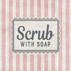 Scrub With Soap Pink Pattern