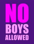No Boys Allowed - Purple