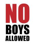 No Boys Allowed - White