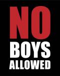 No Boys Allowed - Black