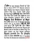 Names of Jesus Rectangle Black and Red Text