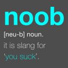 Noob - Gray and Cyan