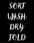 Sort Wash Dry Fold  - Black