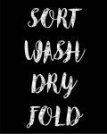 Sort Wash Dry Fold  - Black
