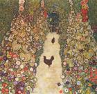 Garden Path with Chickens, 1916