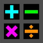 Math Symbols Square - Colorful Symbols