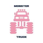 Monster Truck Graphic Pink Part II