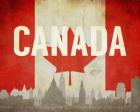 Ottawa, Canada - Flags and Skyline