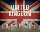London, United Kingdom - Flags and Skyline