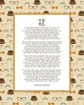 If by Rudyard Kipling - Retro Orange