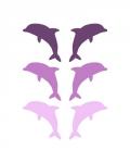 Leaping Dolphins - Purple
