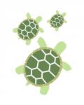 Three Turtles - Green