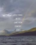 Great Things Never Came From Comfort Zones Strength - Rainbow