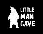 Little Man Cave Standing Bear Black
