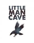 Little Man Cave - Eagle Blue Plaid