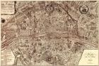 Plan de la Ville de Paris, 1715