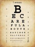 Mark Twain Eye Chart