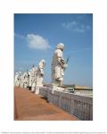 Rome Statues of Saints on San Pietro on Roof