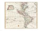 1747 Bowen Map of North America and South America