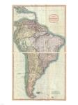 1807 Cary Map of South America