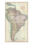 1807 Cary Map of South America
