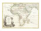 1762 Janvier Map of Africa