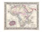 1864 Mitchell Map of Africa