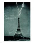 Lightning Striking the Eiffel Tower