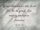 Give Thanks to the Lord