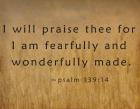 I Will Praise Thee