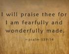 I Will Praise Thee