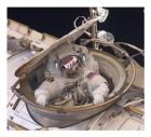Astronaut Drew Feustel Re-enters the Space Station