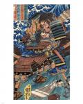 Kuniyoshi Utagawa, Suikoden Design The Struggle